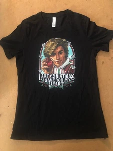 Wham Last Christmas I Gave You My Heart Tee Small Bella Canvas Airlume Jersey - Picture 1 of 4