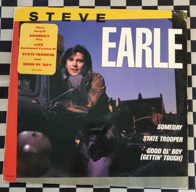 Someday EP by Steve Earle vinyl 1987 VG+ MCA-23693 MCA Records - Image 1 of 4