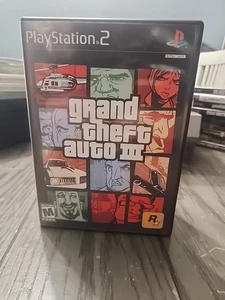 Grand Theft Auto III (PlayStation 2, 2001) CIB Complete With Manual & Map Tested - Picture 1 of 3