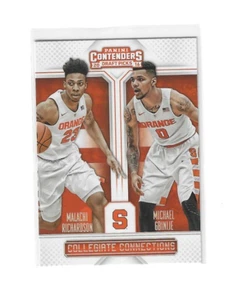 Contenders Draft Collegiate Connections #20 2016-17 Malachi Richardson M. Gbinije - Imagen 1 de 1