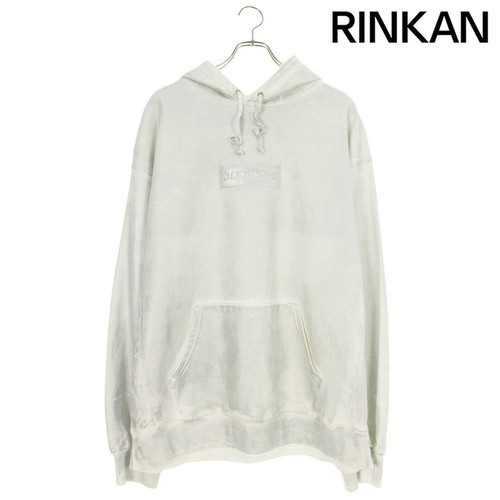 Felpa con cappuccio Supreme 24SS Foil Box logo stampa vernice pullover felpa con cappuccio usata 1c
