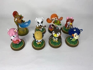 Lot of 8, Nintendo Amiibo Figure Animal Crossing/Urbosa/inkling Girl - Picture 1 of 11