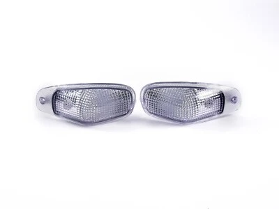 LED Front Turn Signals Clear Lens fit Kawasaki 1990-2005 Ninja ZX-6 ZX600 - Image 1 of 4