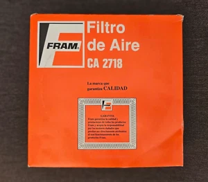 Filtro D'aria Per Macchine Fiat 127, 128, Panda 45, Autobianchi A112 FRAM CA2718 - Foto 1 di 2