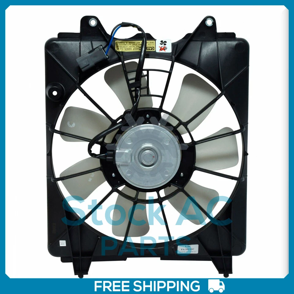 Conjunto de ventilador de refrigeración condensador de aire acondicionado para Honda Civic 2006 2007 2008 2009-2011 Foto 1 de 4