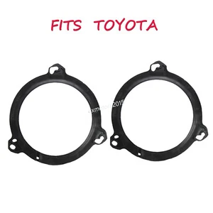 Pair 6 1/2" 6.5" Speaker Adapter Spacer Rings for select Toyota Scion Pontiac - Picture 1 of 4