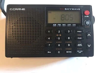 Used, excellent C.Crane CC Skywave Transistor RADIO Am Fm Weather Air SW  Band - Image 1 of 4