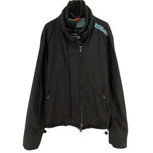Superdry Japan Black The Windcheater Jacket Size M - Picture 1 of 9