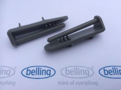 Belling - 2x Riel de cesta para cubiertos para lavavajillas TAPA TRASERA (PAR) Foto 1 de 3