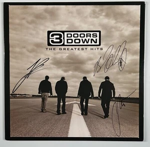 3 Doors Down JSA signed Autogramm Album Vinyl Schallplatte Greatest Hits - Bild 1 von 3
