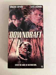 DOWNDRAFT (VHS Rated R) Vincent Spano, Kate Vernon 90s, Action Packed - Bild 1 von 5