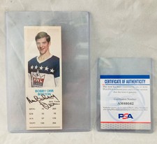 Bobby Orr 1970-71 PSA DNA Signed Dad's Cookies NHL Hockey Card Boston Bruins