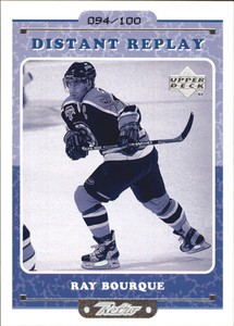 1999-00 (BRUINS) UD Retro Distant Replay Level 2 #DR1 Ray Bourque /100