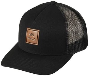 RVCA VA All The Way Curved Brim Trucker Hat - Black - New - Picture 1 of 1