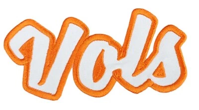 Tennessee Vols Texto Bordado Aplique Ferro em Patch Vários Tamanhos Personalizar - Imagem 1 de 4