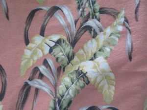 Splendido tessuto da spiaggia Deco Drama Tropical Peach Florida tessuto corteccia nubby - Foto 1 di 19