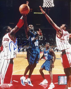 Darrell Armstrong Autographed 8x10 Orlando Magic Free Shipping #S1256 - Picture 1 of 1