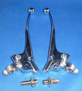 Lever Set 7/8" Triumph BSA Norton Chopper Cafe Clutch Brake Set - Picture 1 of 1