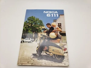 New/Old Stock English Nokia 6111 Mobile Phone User Manual Guide 3POST - Photo 1/5