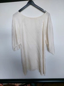 Seidenlongshirt  Gr L, Crepe Satin Jacquard,  100%Seide,  unt Abreite 66cm,  - Bild 1 von 3