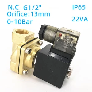 SLGPC Two Way Two Position Water Valve PU220-04A Solenoid Valve G1/2" DN15 AC220 - Picture 1 of 5