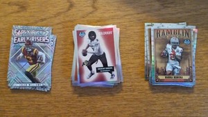 2023 Bowman Chrome University Football INSERT & PARALLEL Singles Create Own Lot