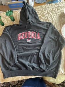 Georgia Bulldogs Hoodie XL/XXL Sweatshirt **UGA SEC EMBROIDERY LOGO & LETTERS** - Picture 1 of 14