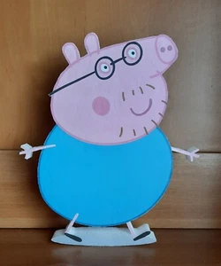 Sagoma Papa Pig, da Peppa pig in polistirolo alta 23 cm - Foto 1 di 1