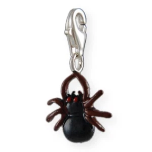 Colgante MELINA Charm Araña Plata 925 Esmalte - Imagen 1 de 1