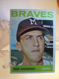 1964 Topps Baseball  #271 - Bob Sadowski RC - Milwaukee Braves  64-086 - Picture 1 of 2
