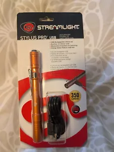 Streamlight Stylus Pro® USB LED Penlight Flashlight Orange 66146 - Picture 1 of 1