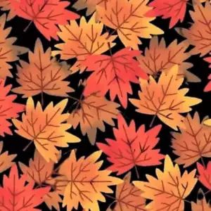 Fall Leaves Super SOFT Leggings OS TC Plus Autumn Pumpkin Halloween Holiday rts - Picture 1 of 2