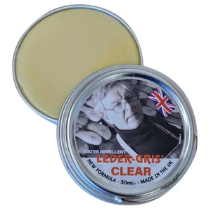 Leder Gris Original Wax Oil CLEAR 40g Tin Waterproofing Boot Treatment Polish - Picture 1 of 1