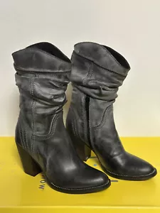 Damenschuhe Stiefel Gr. 37 Leder Stiefelette mit Reißverschluss Boots UVP:185€ - Bild 1 von 8