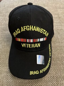 MILITARY IRAQ AFGHANISTAN VETERAN HAT U.S MILITARY BALL CAP - Picture 1 of 4