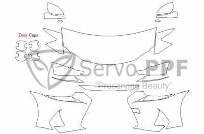 Precut 3M PRO 系列透明文胸套件适用于 17+ 雷克萨斯 IS 300 350 涡轮底座 — 第 1/4 张图片