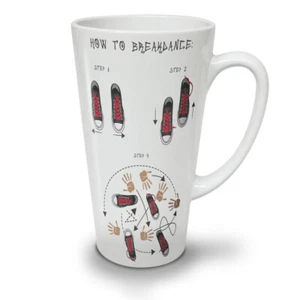 Wellcoda How To Dance Breakdance Latte Becher 12/17oz - Bild 1 von 15