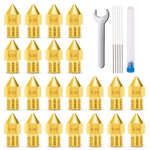 20 Piezas E3D Boquillas para impresora extrusora 0,35 mm Latón E3D V5-V6 3D - Imagen 1 de 7