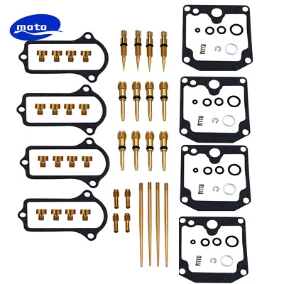4 Set Carburetor Rebuild Kit for Kawasaki 1000 LTD KZ1000B KZ1000A - Image 1 of 4