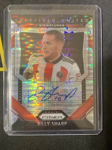 Billy Sharp 2020-21 Prizm EPL Premier League Breakaway Pulsar Auto Sheffield - Picture 1 of 3