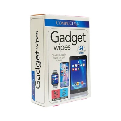 Gadget Wipes Phone Laptop Tablet Watch Screen Lens Camera Computer - 24 Wipes - Image 1 of 4