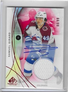 2024-25 SP Game Used Hockey Red Auto Jersey /99 Samuel Girard #90 - Picture 1 of 3