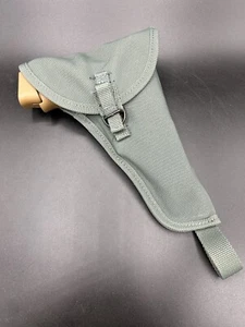 Italian Canvas Holster for Glock 19 19X , Light Green. Belt Loop - Picture 1 of 8