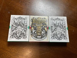Empire Limited Spielkarten Könige und Gauner - Original und 2 grüne Blutlinien - Bild 1 von 18