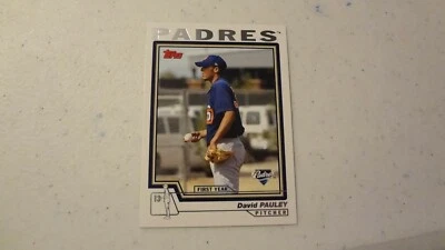 2004 TOPPS #T208 David Pauley  BASEBALL CARD - Image 1 of 2