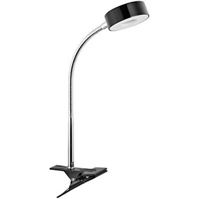 Globe Electric LED for Life Energy Star Clip Lamp, Chrome Gooseneck, Glossy - Image 1 of 4