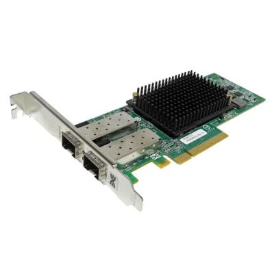 Fujitsu Dual Port 10GbE SFP+ PCIe x8 FC Adapter A3C40115312 OCE10102-FX-F FP - Image 1 of 3