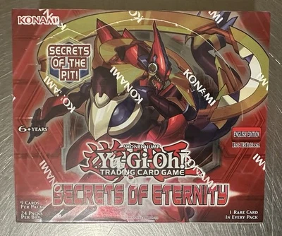 Yu-Gi-Oh! 1st Edition Secrets of Eternity Booster Box Factory Sealed - Image 1 of 4