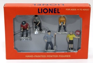 Lionel 6-14241 Work Crew Figurenset O Scale 1:48 Hand Painted Pewter Neu in OVP - Bild 1 von 2