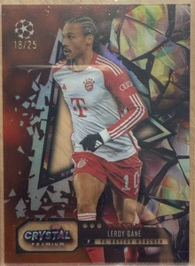 Leroy Sane Orange 18/25 2023-24 Topps Crystal Premium - Picture 1 of 2